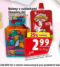 Prim Market Balony z cukierkami /kwaśny żel oferta