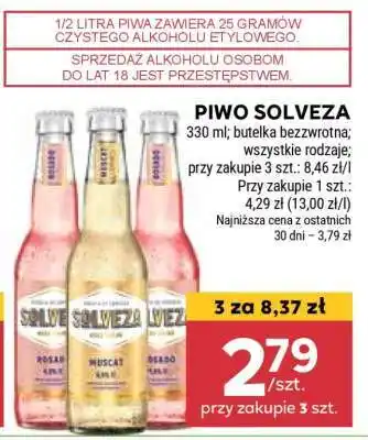 Stokrotka Market PIWO SOLVEZA oferta