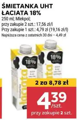 Stokrotka Market ŚMIETANKA UHT ŁACIATA 18% oferta