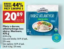 Biedronka Filety z dorsza atlantyckiego bez skóry Marinero , 475 g oferta