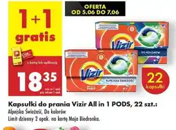 Biedronka Vizir All in 1 PODS oferta
