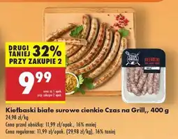 Biedronka Kiełbaski białe surowe cienkie Czas na Grill,, 400 g oferta