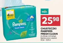 Stokrotka Market Chusteczki Pampers Fresh Clean oferta