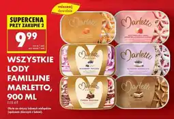 Biedronka WSZYSTKIE LODY FAMILIJNE MARLETTO, 900 ML oferta
