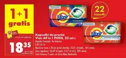 Biedronka Vizir All in 1 PODS, 22 szt oferta