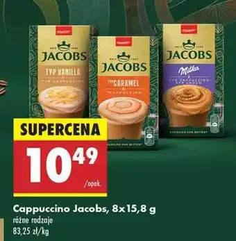 Biedronka Cappuccino Jacobs, 8x15,8 g oferta