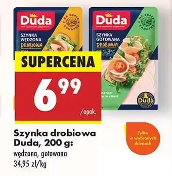 Biedronka Szynka drobiowa Duda, 200 g oferta