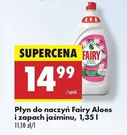 Biedronka Płyn do naczyń Fairy Aloes i zapach jaśminu, 1,35 l oferta