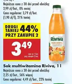 Biedronka Sok multiwitamina Riviva, 1 l oferta