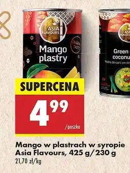 Biedronka Mango w plastrach w syropie Asia Flavours, 425 g/230 g oferta