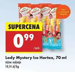 Biedronka Lody Mystery Ice Hortex, 70 ml oferta