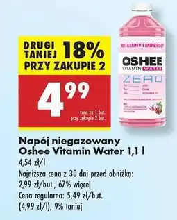 Biedronka Napój niegazowany Oshee Vitamin Water 1,1 l oferta