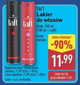 ALDI TAFT Lakier do włosów oferta