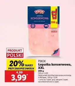 Lidl PIKOK Łopatka konserwowa, XXL oferta