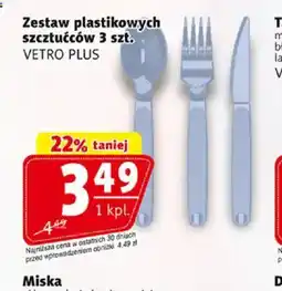 Prim Market Zestaw plastikowych sztućców Vetro Plus oferta