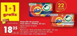 Biedronka Kapsułki do prania Vizir All in 1 PODS oferta