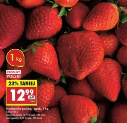 Biedronka Truskawka polska 1kg oferta