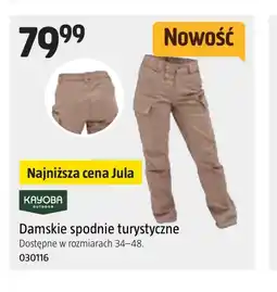 Jula Spodnie turystyczne Kayoba oferta