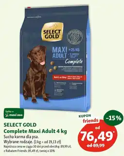 Maxi Zoo Karma dla psa Select Gold oferta