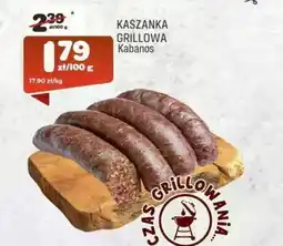Społem Kaszanka grillowa Kabanos oferta