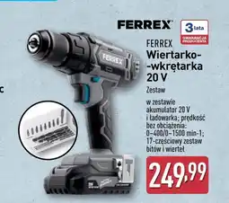 ALDI Wiertarko-wkrętarka Ferrex oferta