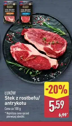ALDI Stek z antrykotu Łuków oferta