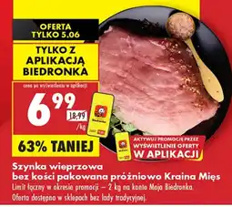 Biedronka Szynka Kraina Mięs oferta
