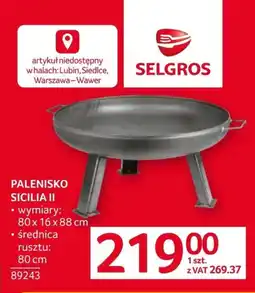Selgros Palenisko Selgros oferta