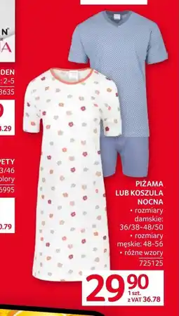 Selgros Koszula nocna oferta