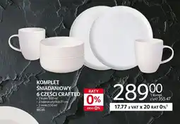 Selgros Komplet naczyń obiadowych O oferta