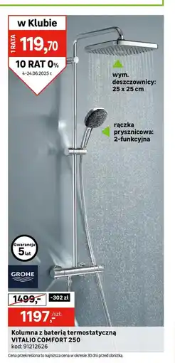 Leroy Merlin Rączka prysznicowa Vitalio oferta