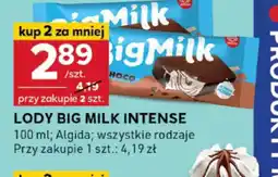Stokrotka Optima Lody Big Milk Intense oferta