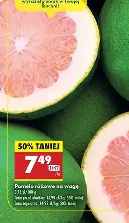 Biedronka Pomelo różowe oferta