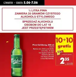 Biedronka Piwo Carlsberg oferta