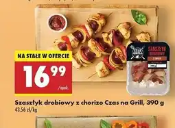 Biedronka Szaszłyk drobiowy z chorizo Czas Na Grill oferta
