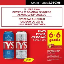 Biedronka Piwo Tyskie 0.0% oferta