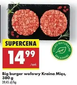 Biedronka Big burger wołowy Kraina Mięs oferta