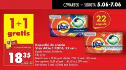 Biedronka Kapsułki do prania koloru Vizir All In One Pods oferta