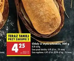Biedronka Chleb w stylu włoskim oferta