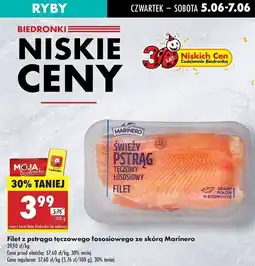 Biedronka Pstrąg tęczowo-łososiowy filet Marinero oferta