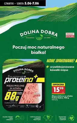 Biedronka Mięso mielone ze schabu proteinowe Dolina Dobra oferta