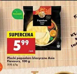 Biedronka Placki papadam Asia Flavours oferta