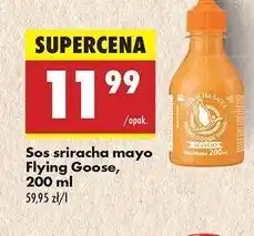 Biedronka Sos sriracha mayoo kremowy chili Flying Goose oferta