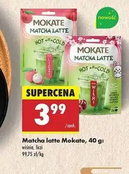 Biedronka Herbata o smaku wiśniowym Mokate Matcha Latte oferta