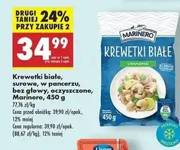 Biedronka Krewetki białe vannamei Marinero oferta
