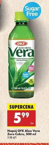 Biedronka Napój aloesowy bez cukru Okf Aloe Vera King oferta