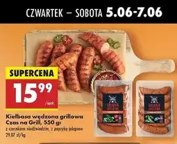 Biedronka Kiełbasa grillowa z papryką jalapeno Czas Na Grill oferta
