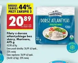 Biedronka Dorsz atlantycki filet bez skóry Marinero oferta