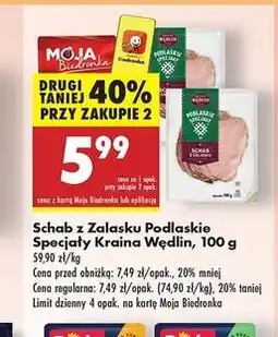 Biedronka Schab z zalasku Kraina Wędlin Podlaskie Specjały oferta