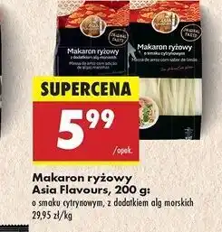 Biedronka Makaron ryżowy z dodatkiem alg morskich Asia Flavours oferta